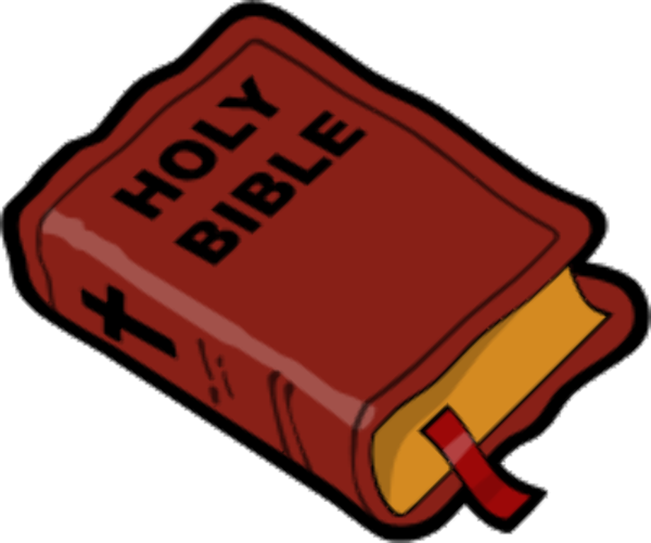 transparent picture of a bible