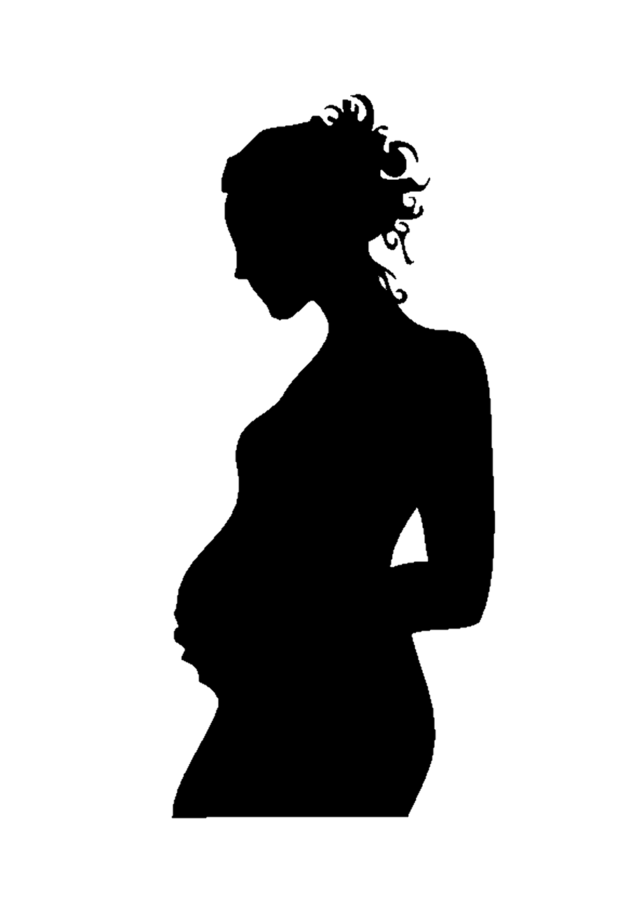 woman clipart pregnant