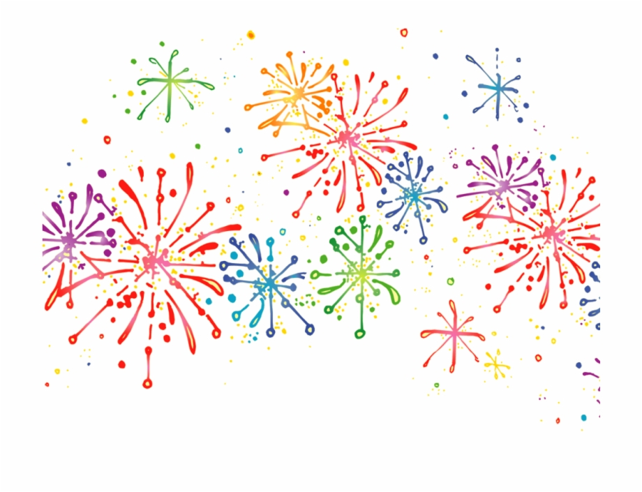 fireworks clipart transparent background