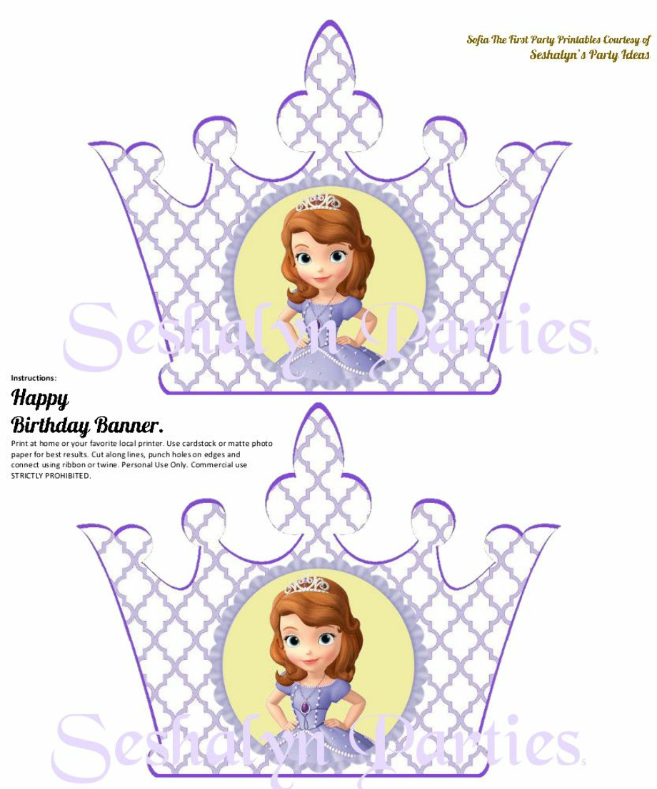 free happy birthday clipart sofia the first