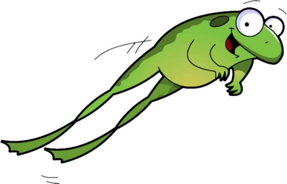 frog clipart jumping