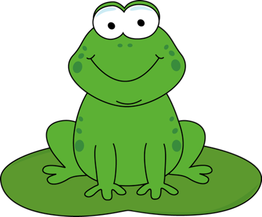 frog clipart lily pad