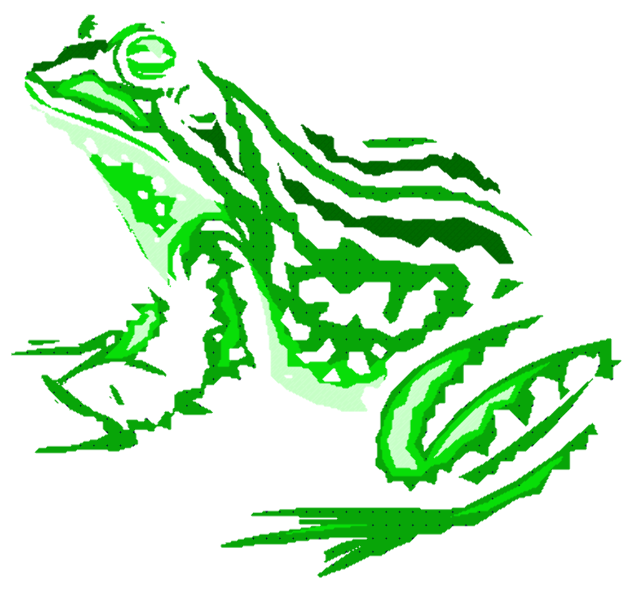 frog clipart realistic