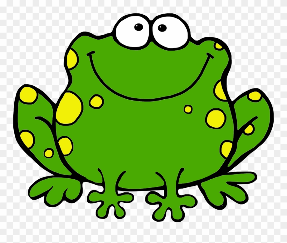 frog clipart cartoon