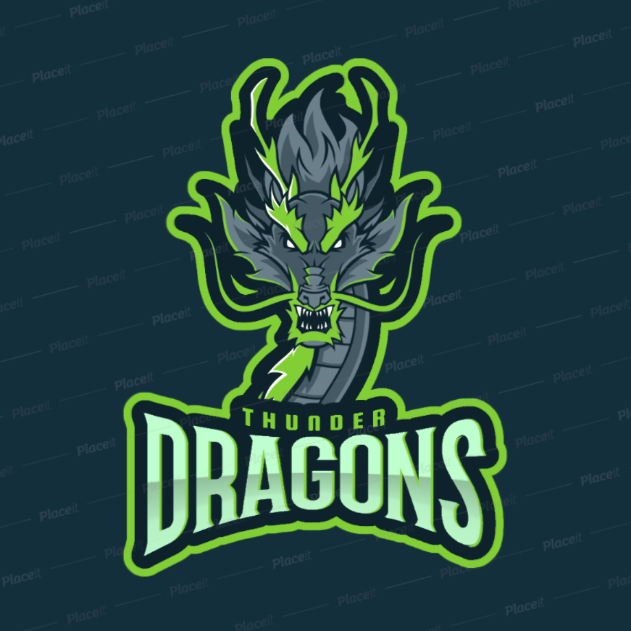 gaming logo maker dragon