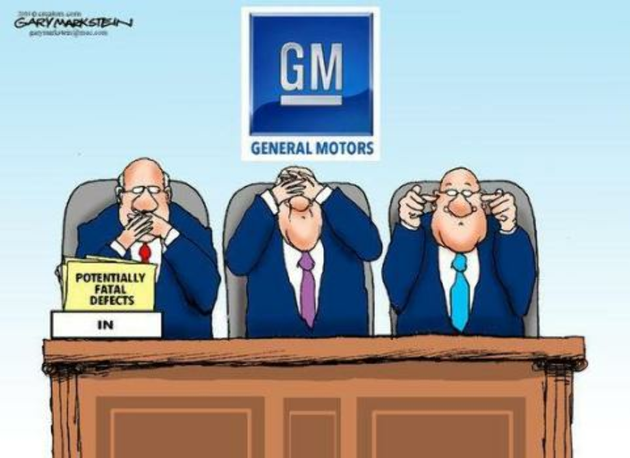 general motors logo cartoon