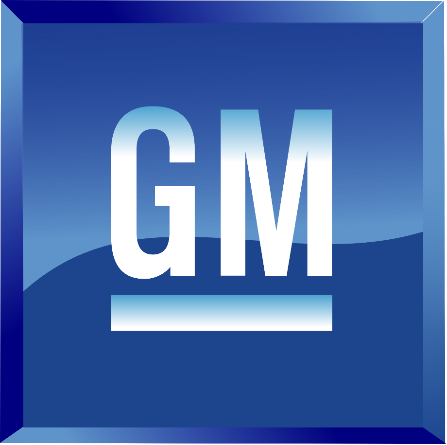 general motors logo blue