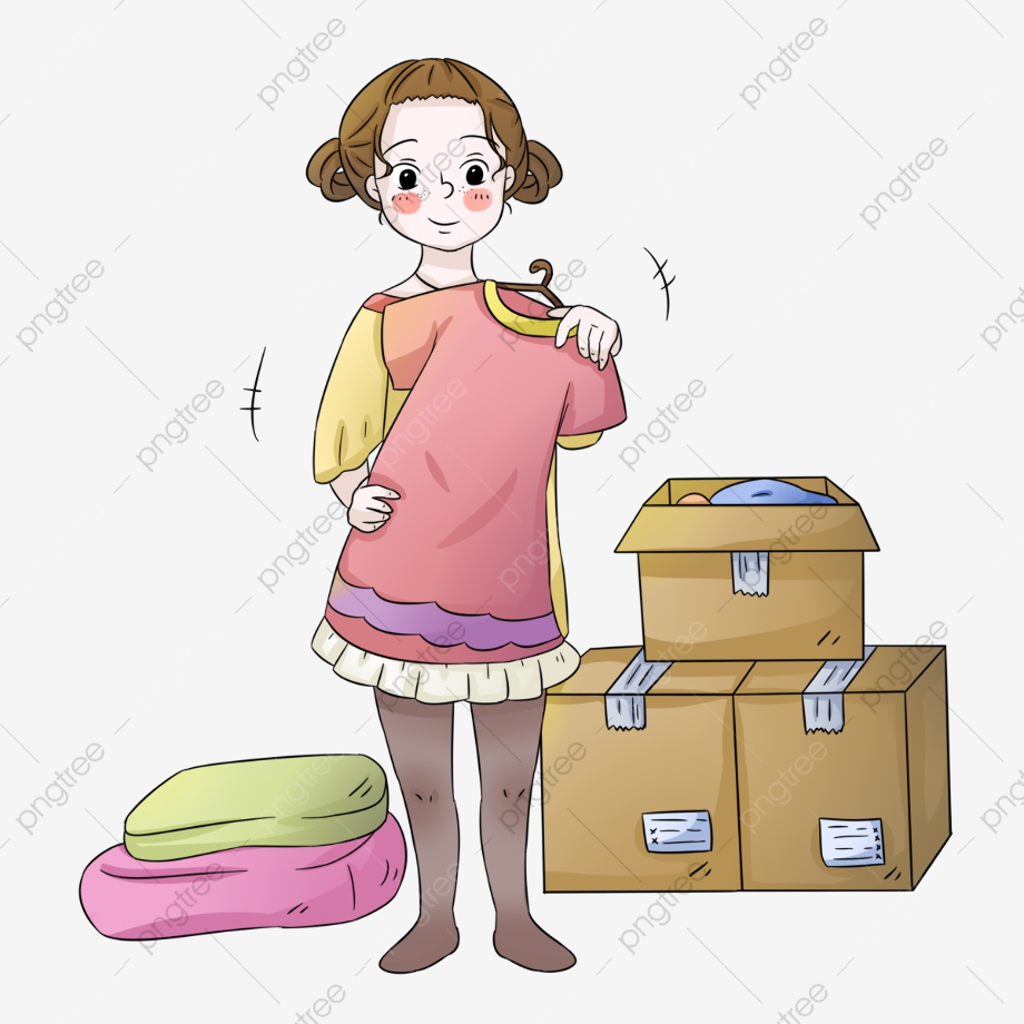 get dressed clipart box clothes