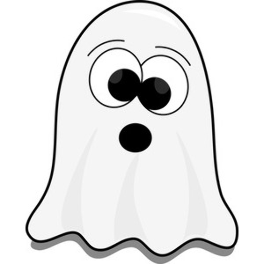 ghost clipart colored