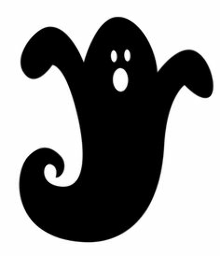 ghost silhouette clipart