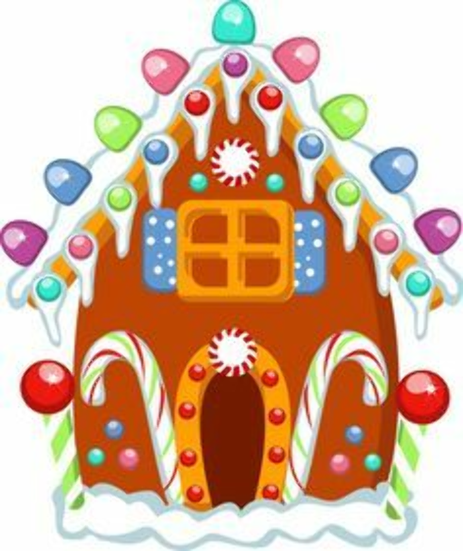 gingerbread house clipart template