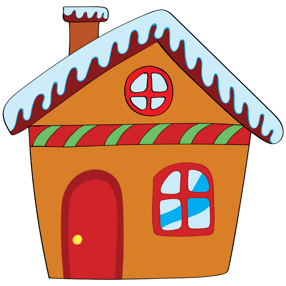 gingerbread house clipart