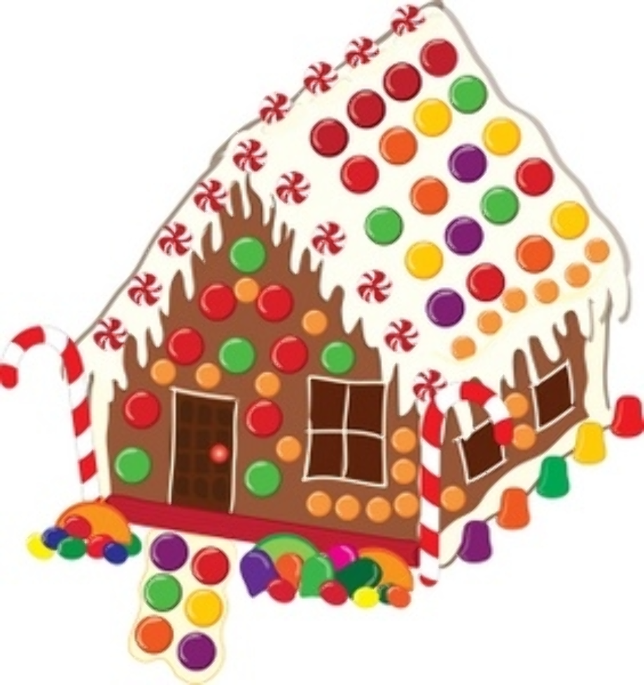 gingerbread house clipart transparent background