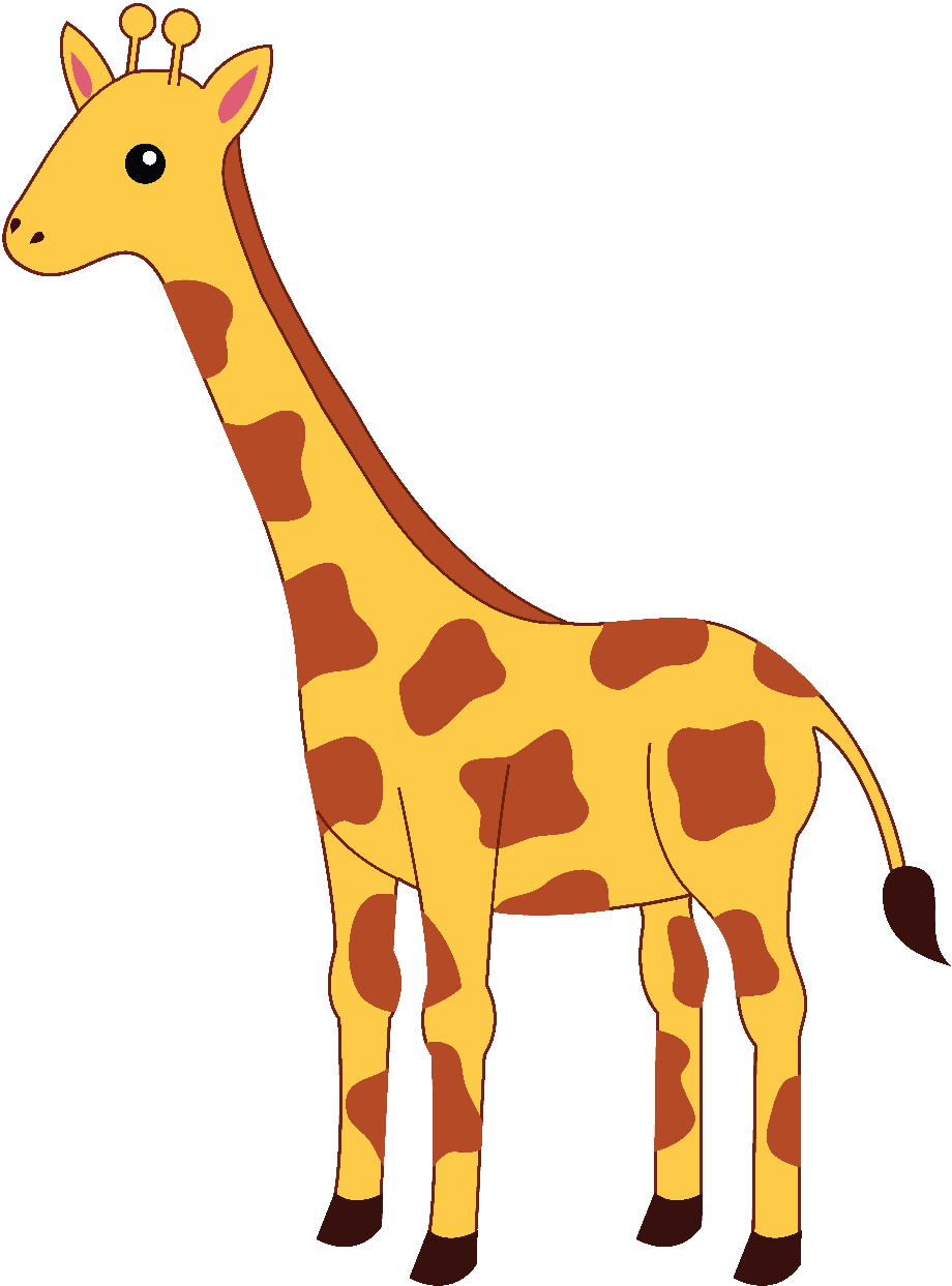 Gambar Zirafah Kartun Gambar Gratis Di Pixabay Jerapah Hewan Safari - Riset