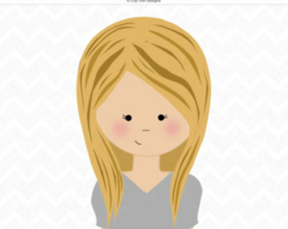 Blonde Girl Clipart - wide 5
