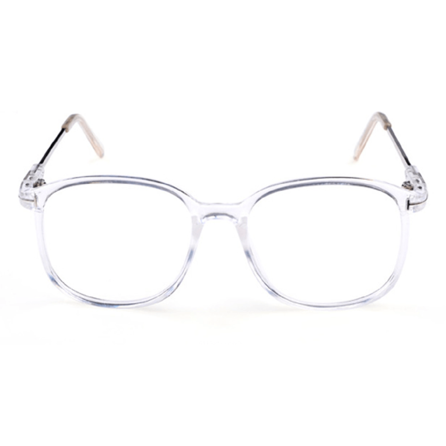 transparent glasses square