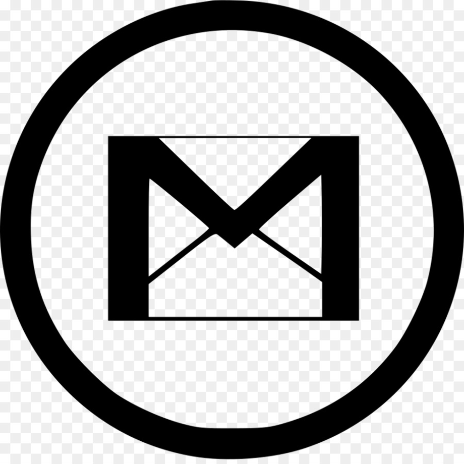 Download High Quality gmail logo black Transparent PNG Images - Art