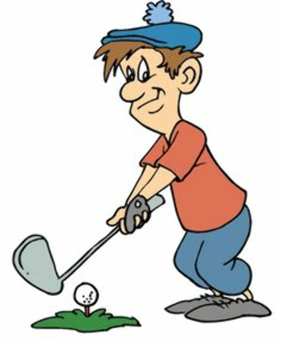 golf clipart kids