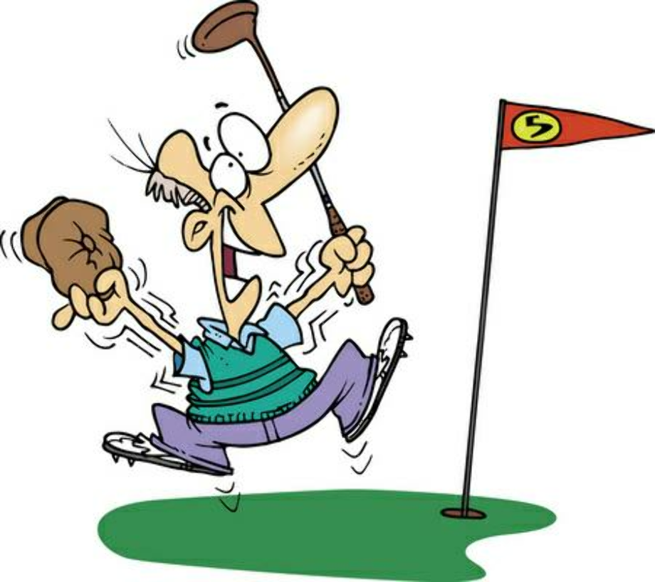 golf clipart old man