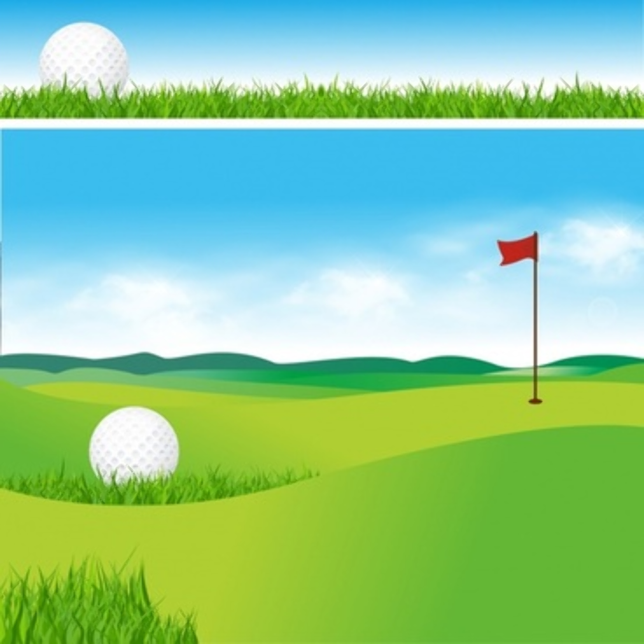 golf clipart vector