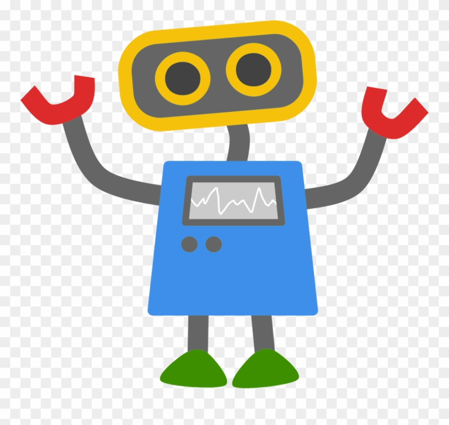 robot clipart colorful