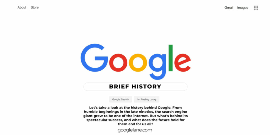 google logo history future
