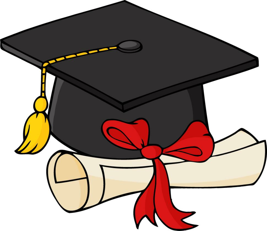 graduation hat clipart diploma