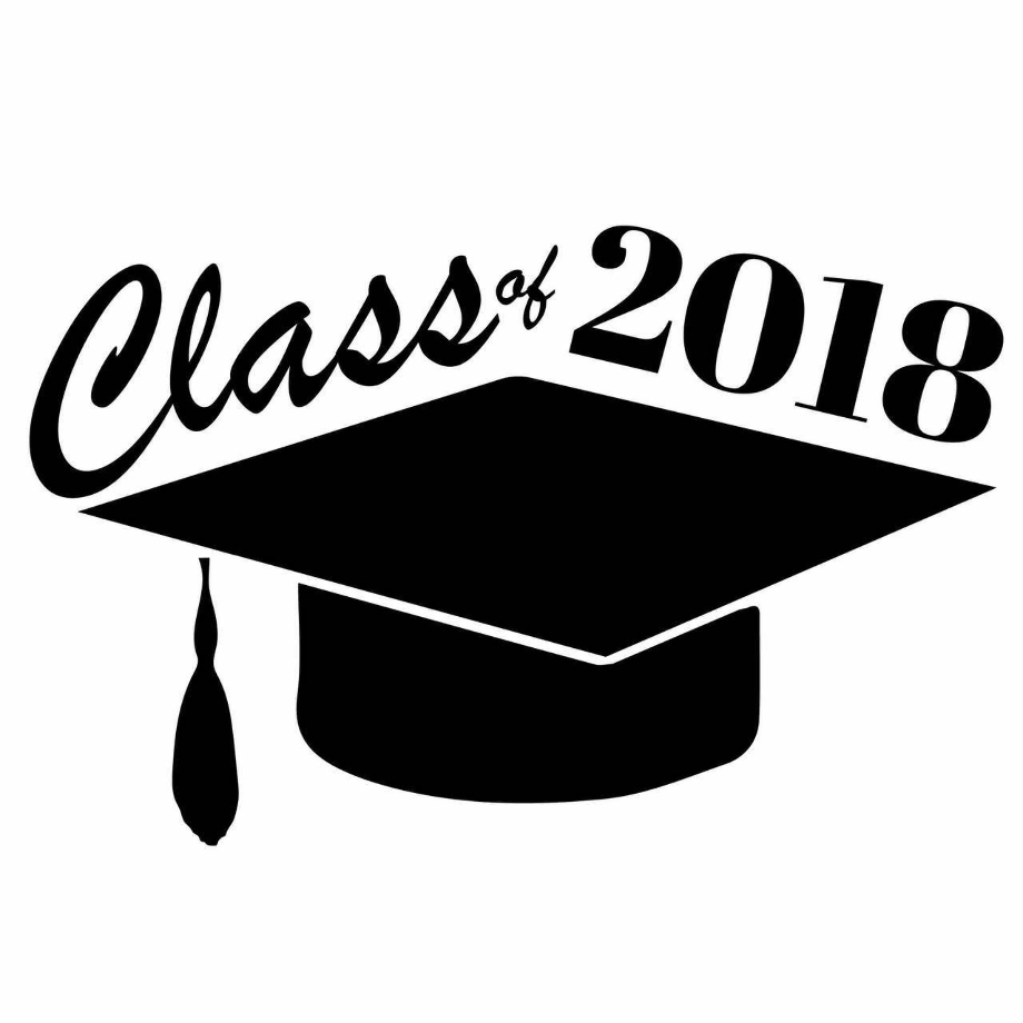 2018 clipart graduation hat