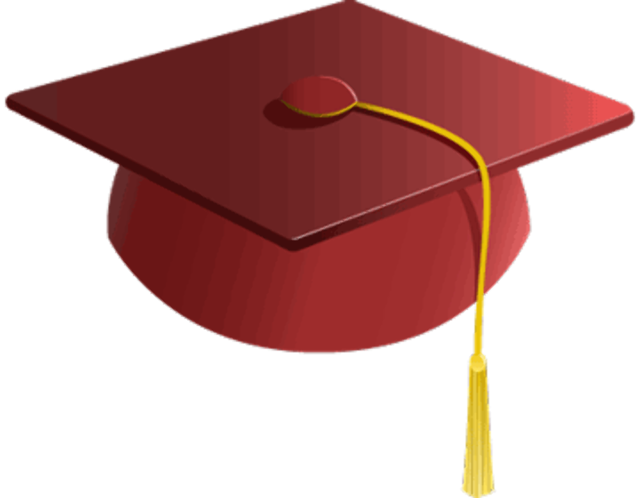 Download High Quality Graduation Cap Clipart Maroon Transparent Png