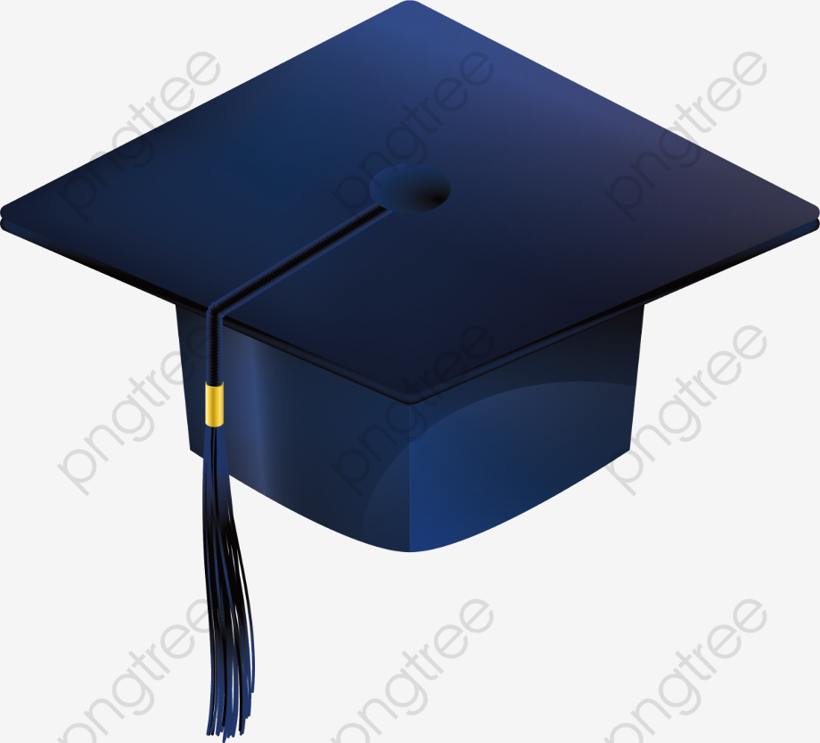 Download High Quality graduation cap clipart navy blue Transparent PNG ...
