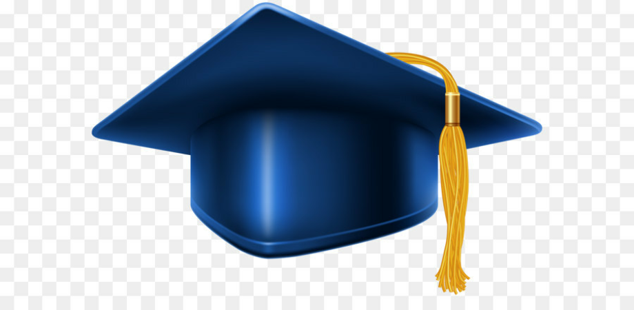 Download High Quality graduation hat clipart royal blue Transparent PNG