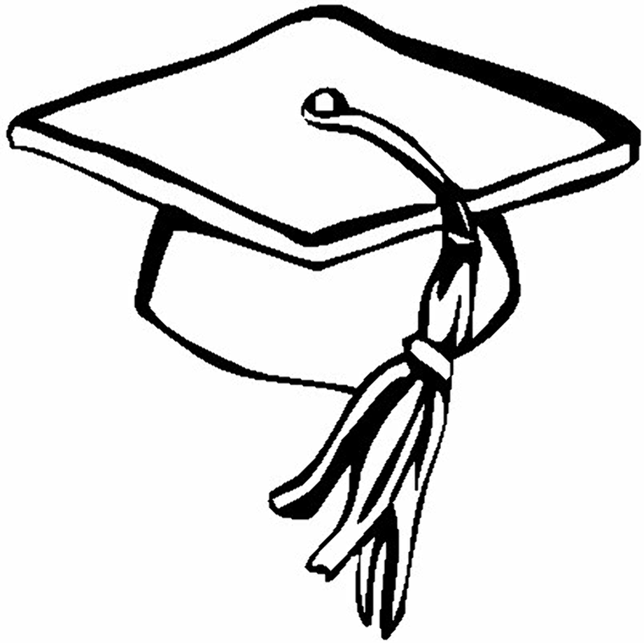 Download High Quality graduation cap clipart outline Transparent PNG