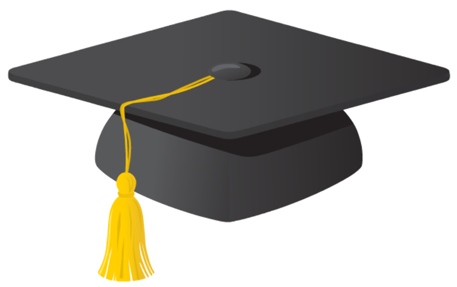 graduation cap clipart glitter