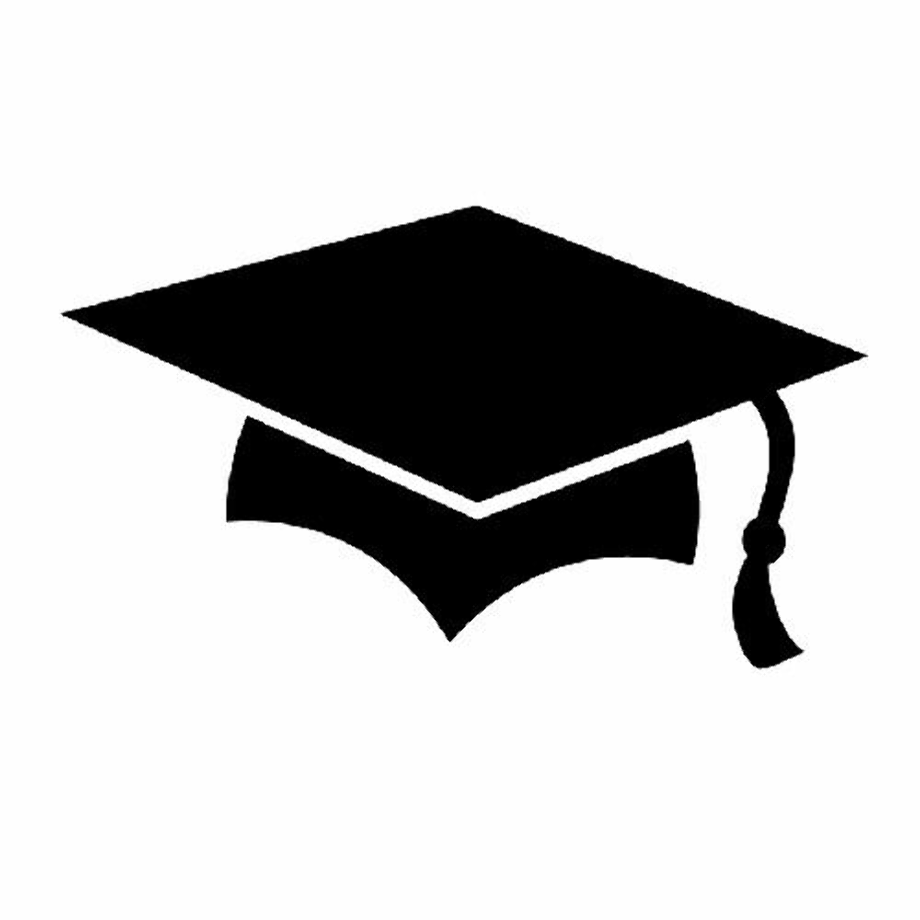 graduation hat clipart silhouette