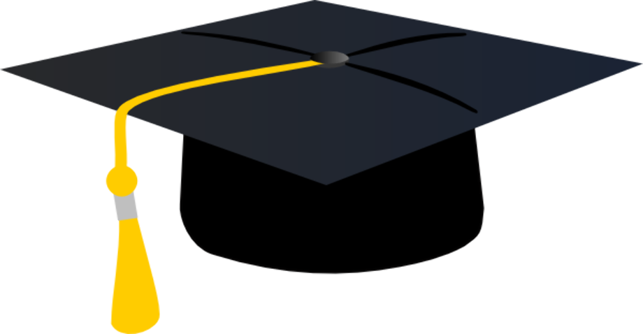 graduation cap clipart yellow