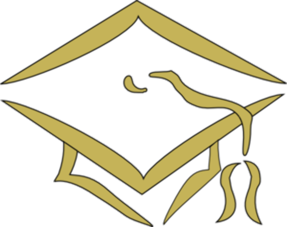 Download High Quality Graduation Hat Clipart Gold Transparent Png