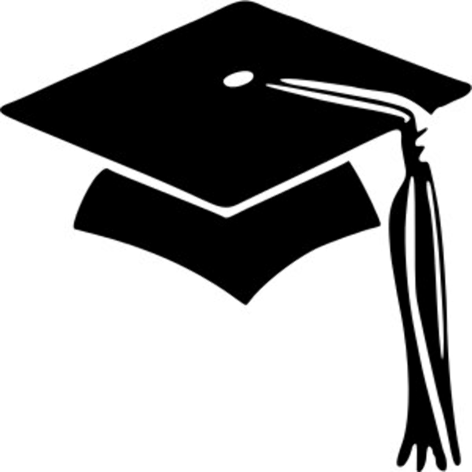Black Graduation Cap SVG