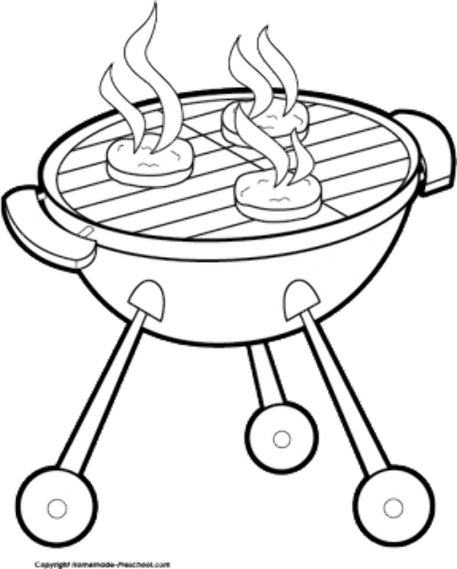 Bbq Coloring Pages Sketch Coloring Page