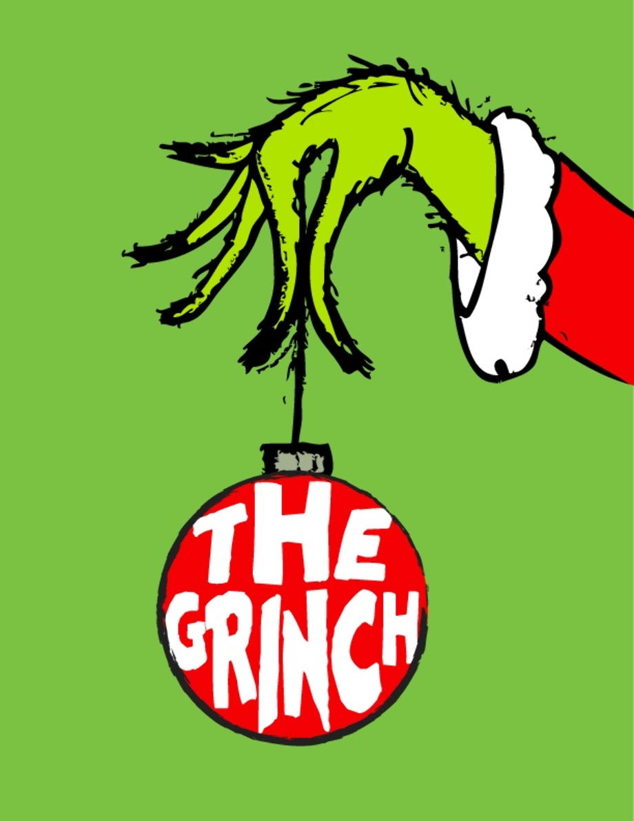 Grinch Hand Template Printable Word Searches