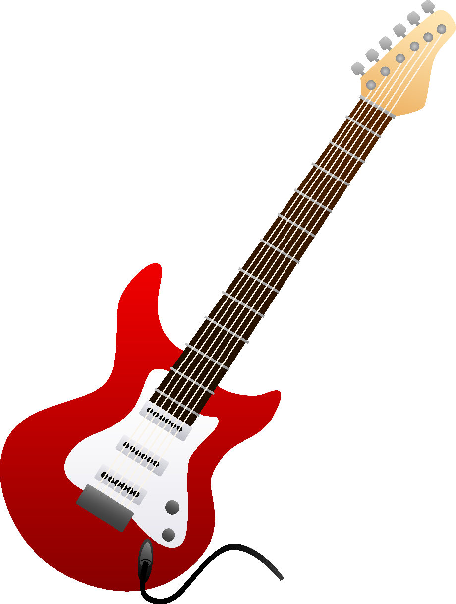 guitar clipart rock