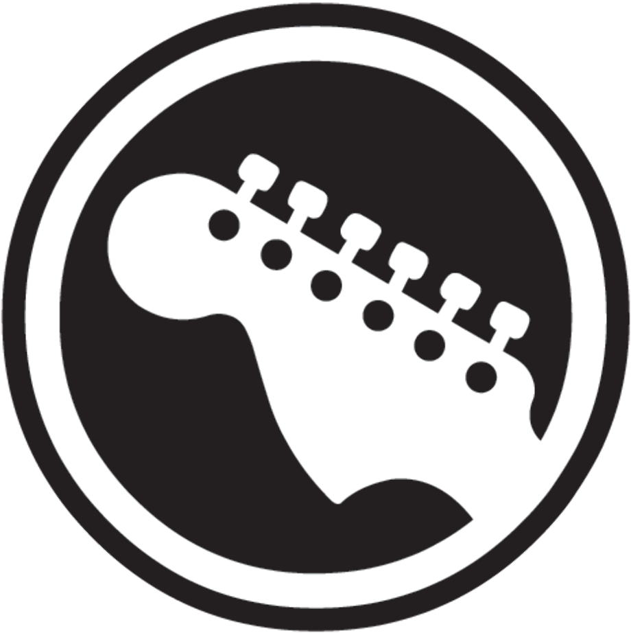 guitar logo rock