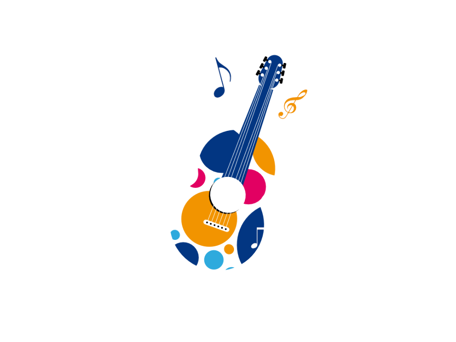 guitar logo music