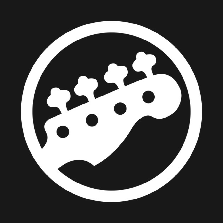 guitar logo rock band