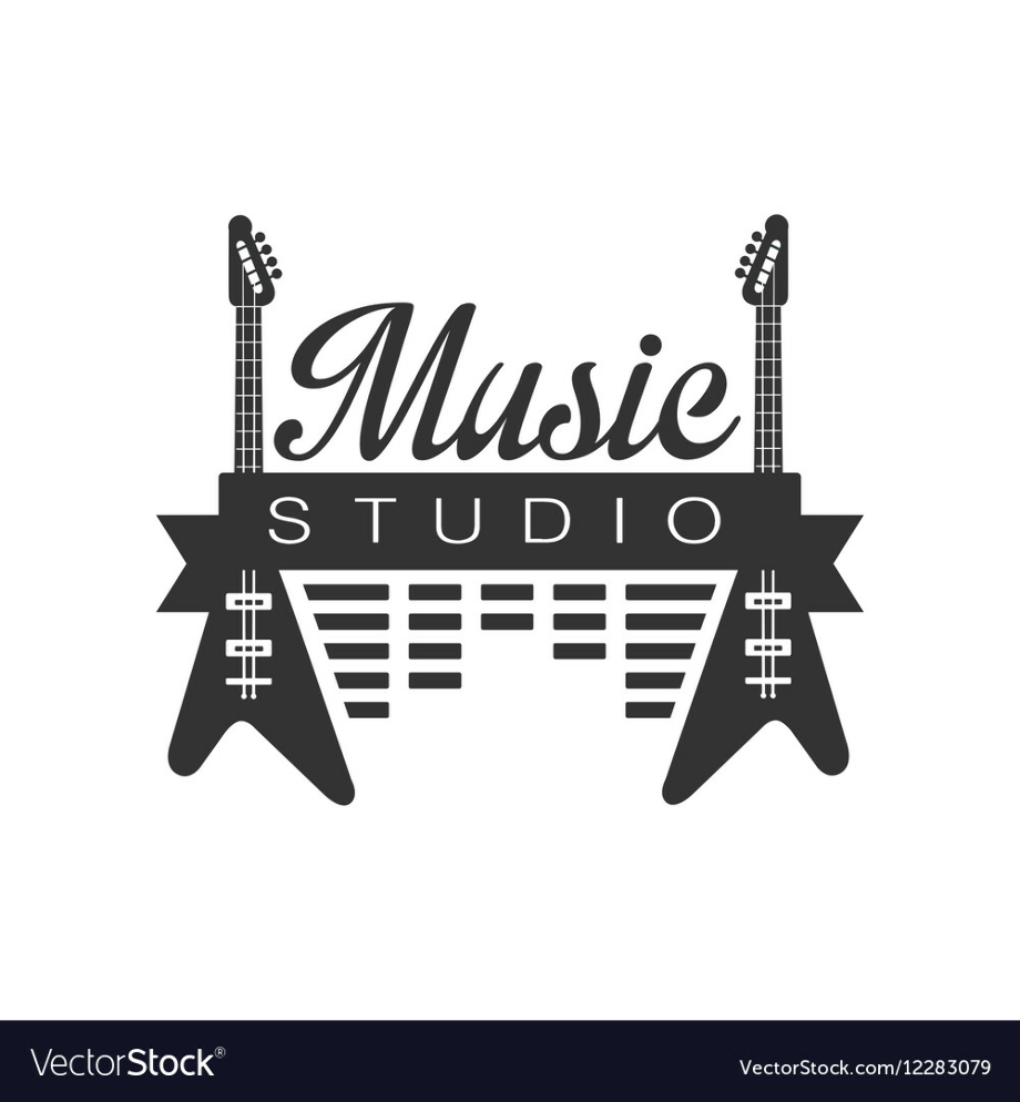 guitar logo studio