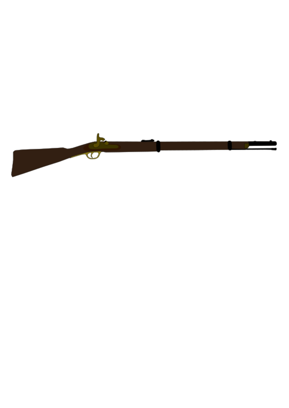 gun clipart musket