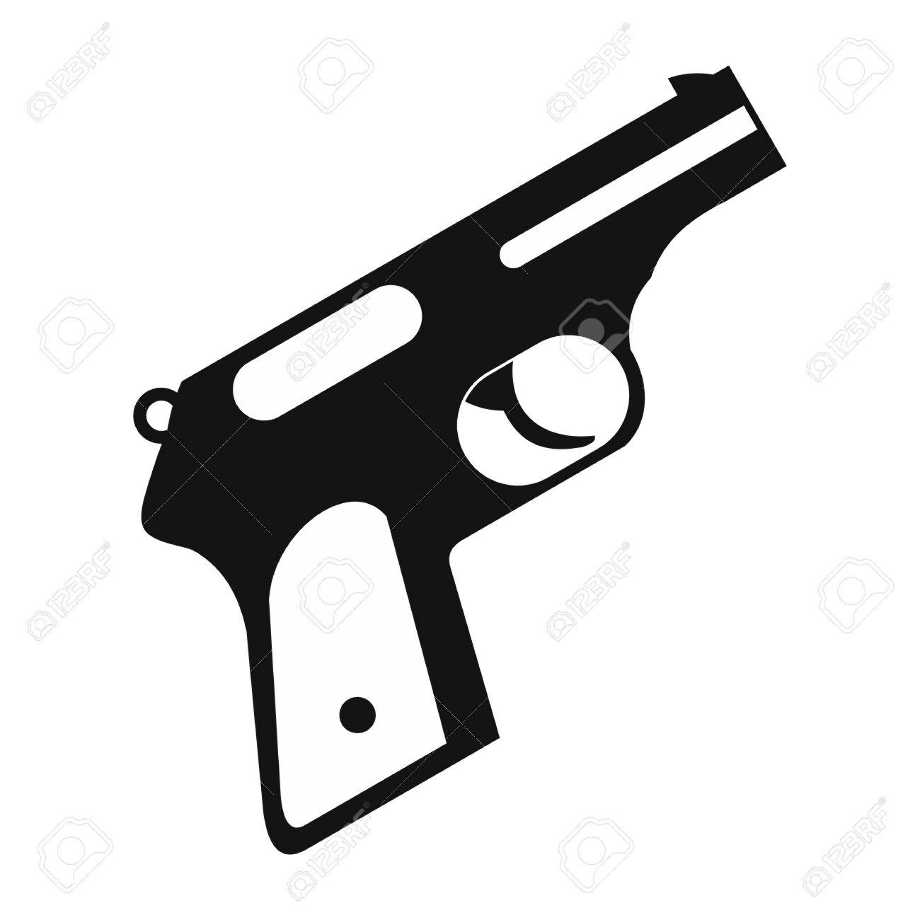 gun clipart pistol