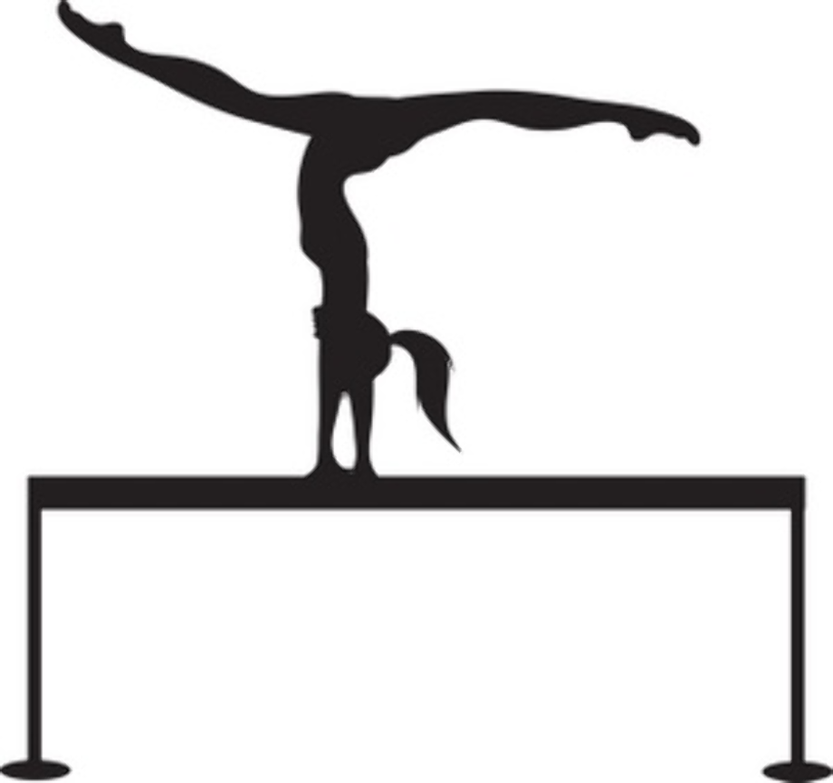 gymnastics clipart splits