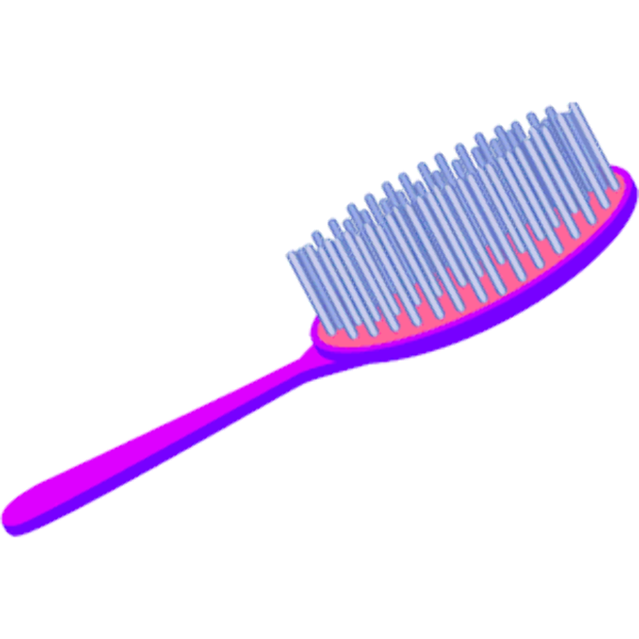 hair clipart brush