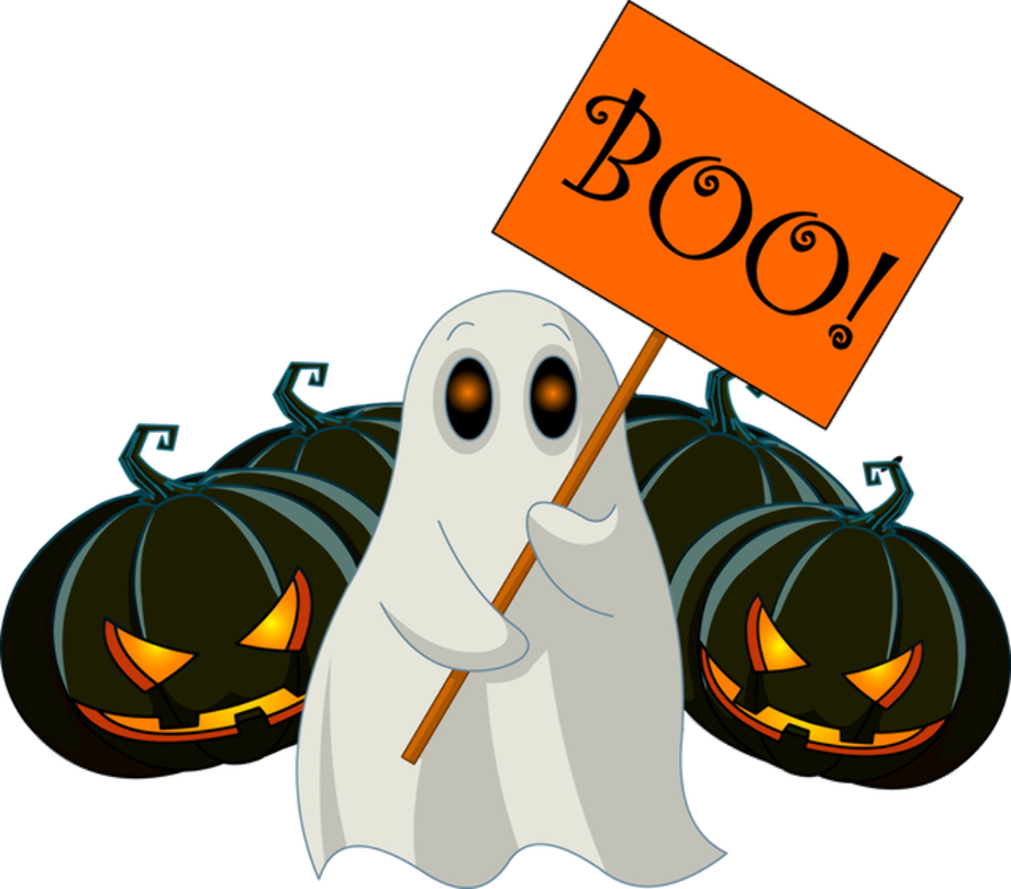 trick or treat clipart scary