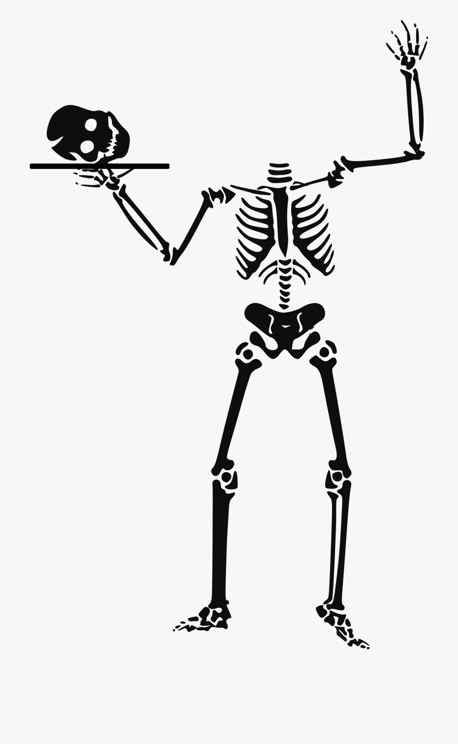 halloween clipart free skeleton